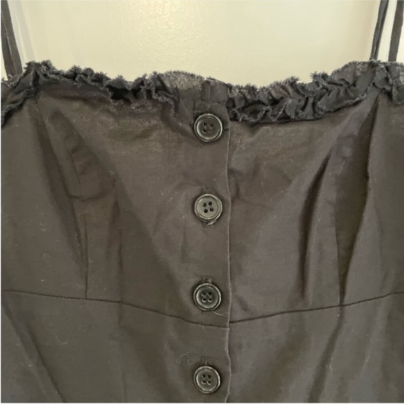 Betsey Johnson Cotton Mini Dress w/Lace Ruffle Details Size 6 Like New! - Picture 2 of 9